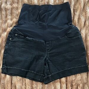 Sonoma Maternity Black Denim Shorts